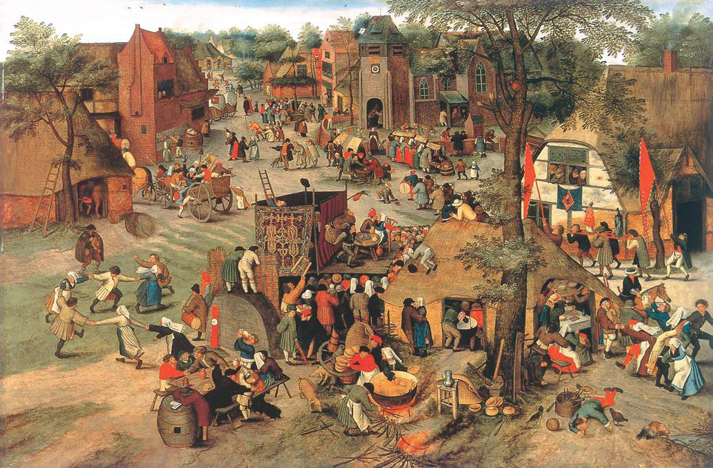 Питер Брейгель Младший, «Кермессе Святого Георгия», после 1616 года. Старая галерея, замок Эггенберг, Универсальный музей Йоаннойм, Грац.
