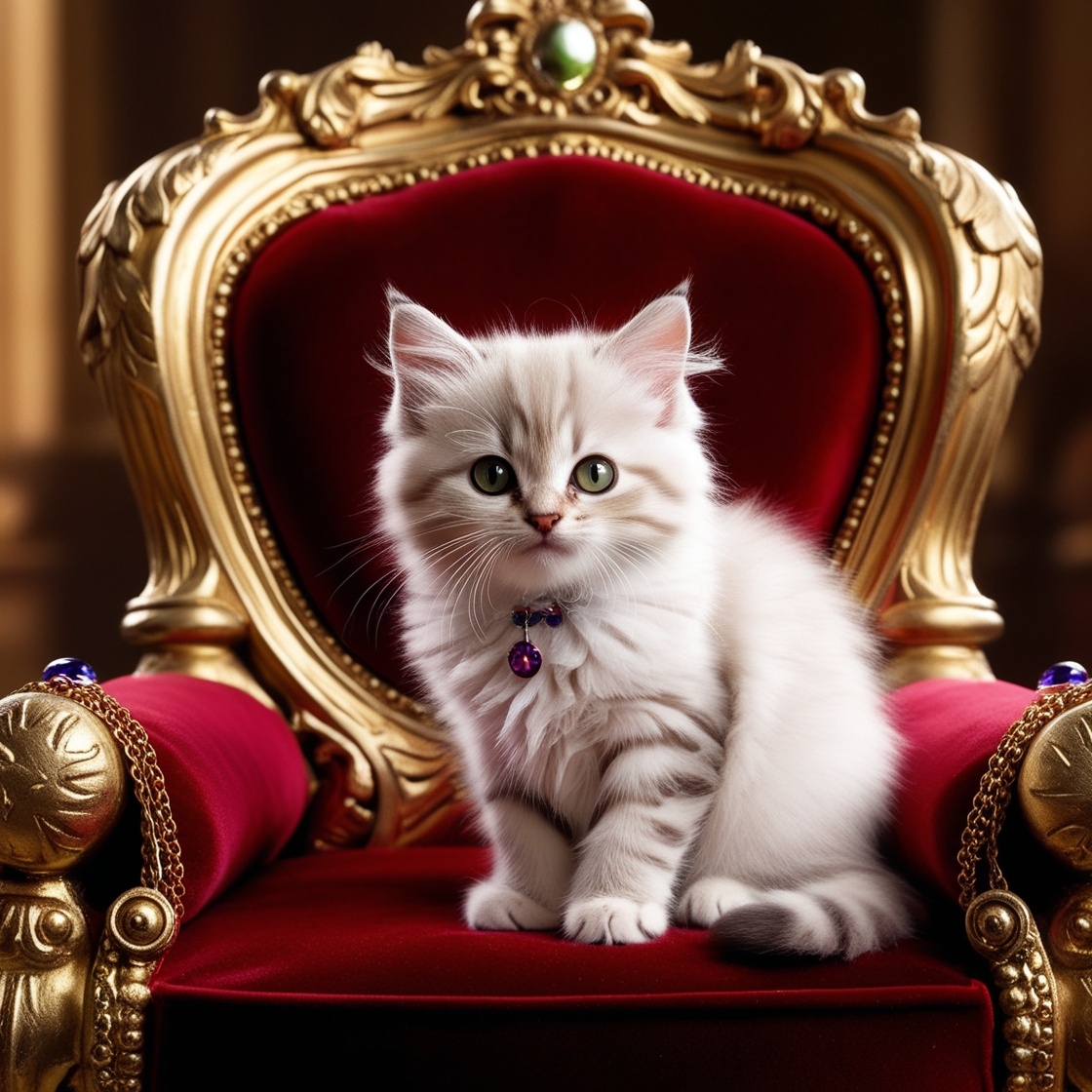 Котик на троне