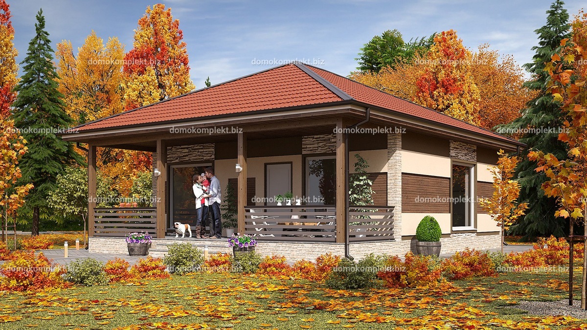 Дом по проекту "Листопад"