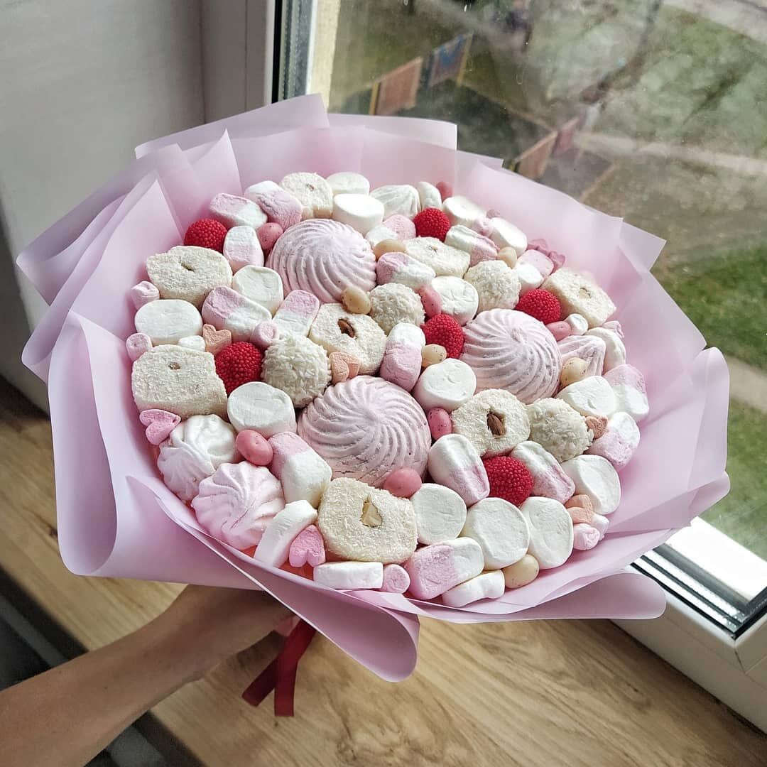 Букет из зефира