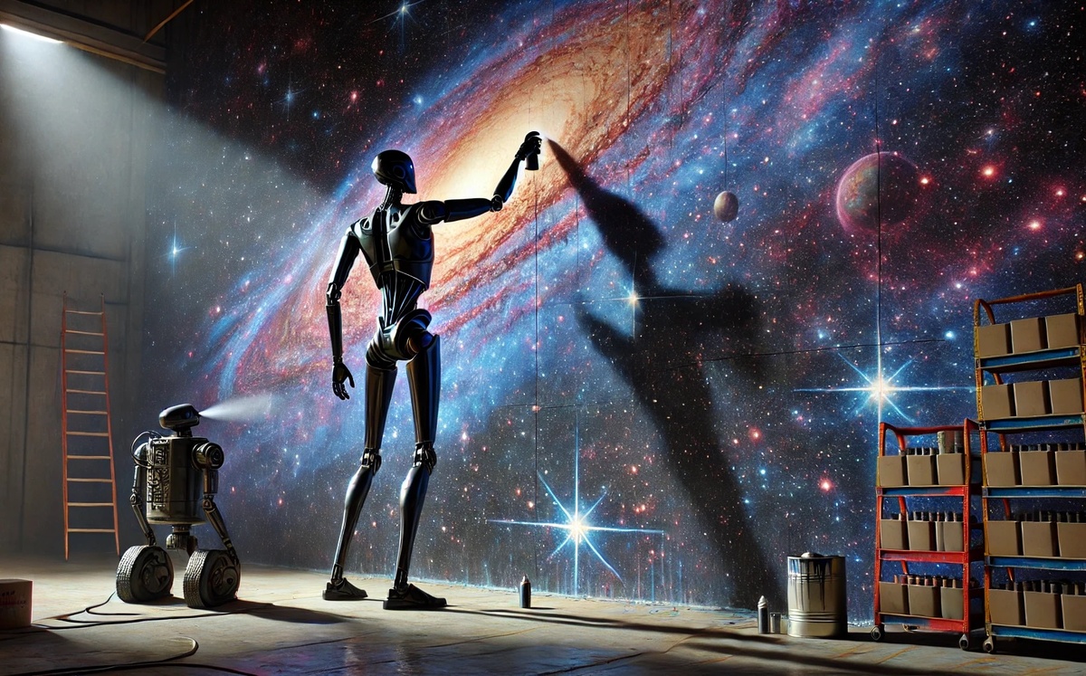 визуал сгенерирован нейросетью