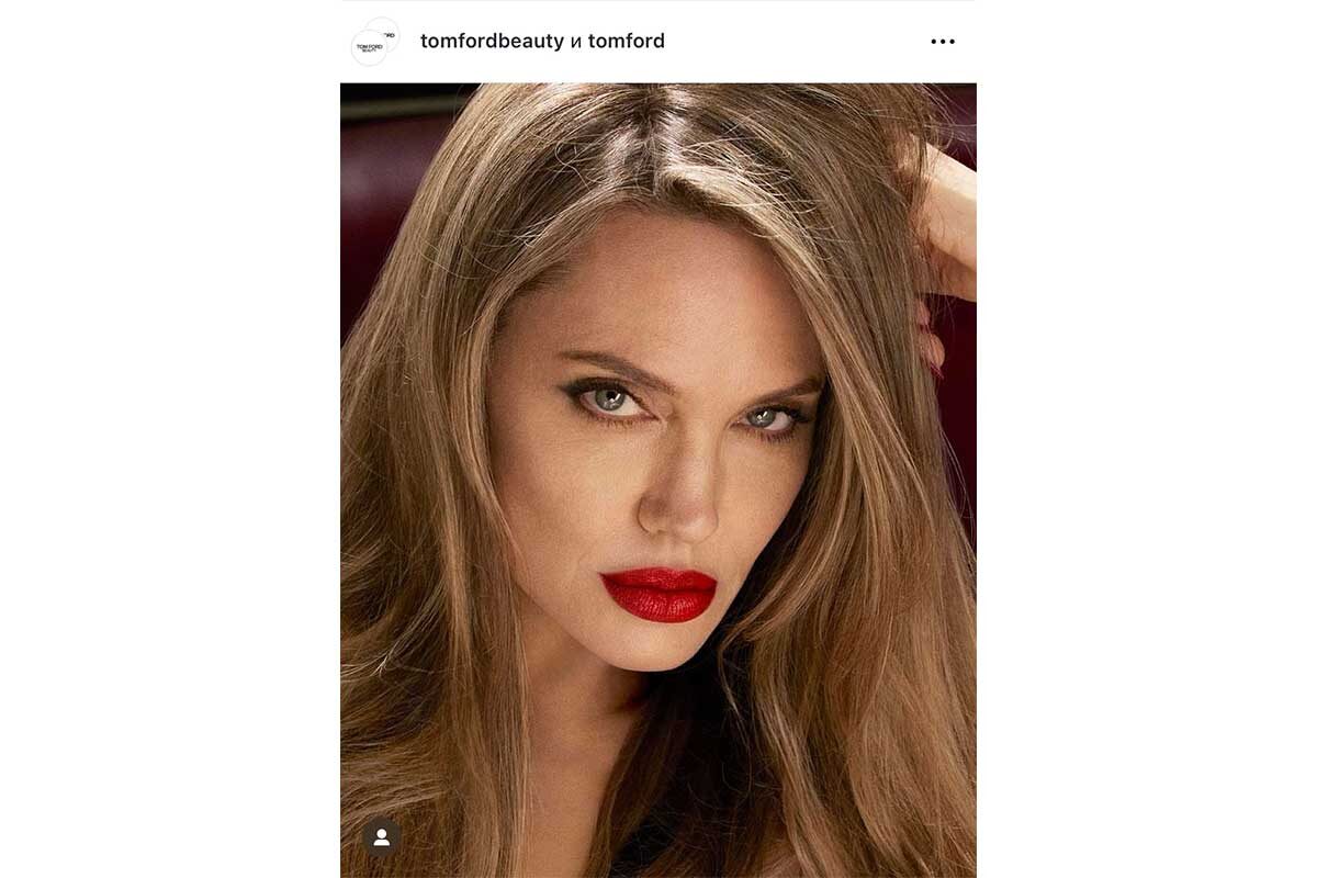 tomfordbeauty / Instagram (входит в корпорацию Meta, признана экстремистской и запрещена в России)📷Анджелина Джоли стала новым лицом Tom Ford Beauty