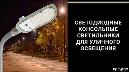 Светодиодные уличные светильники Apeyron Electrics