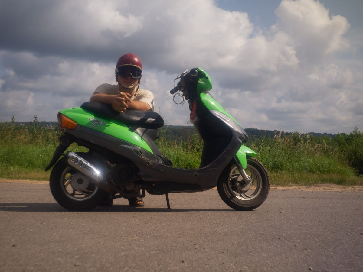 Первый скутер -  "Кузнечик"