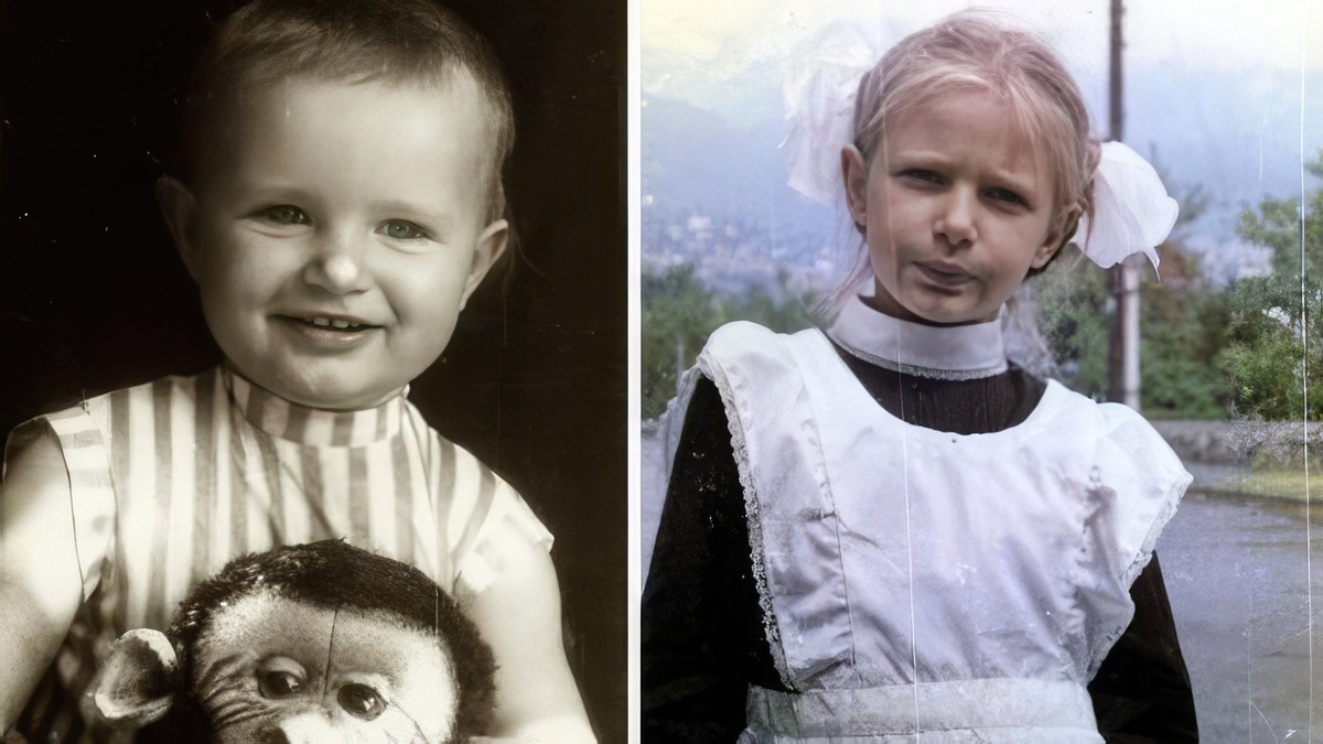 Эвелина Блёданс в детстве / Фото: uznayvse.ru