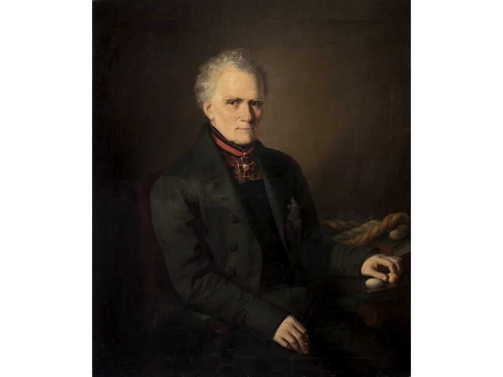 Портрет Алексея Фёдоровича Реброва (1776-1862). Торопов Ф. Г. 1852 г.