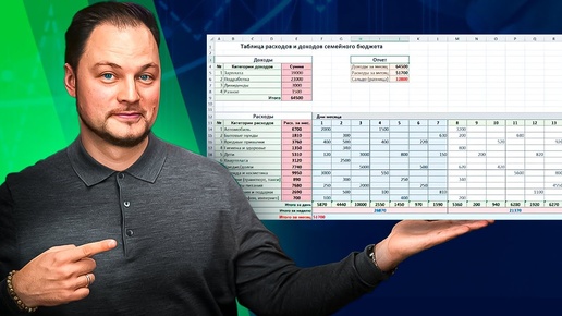 Как я веду семейный бюджет в Excel