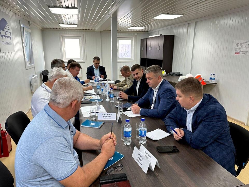    Строительство развязки в Барнауле. Источник: t.me/mintrans22