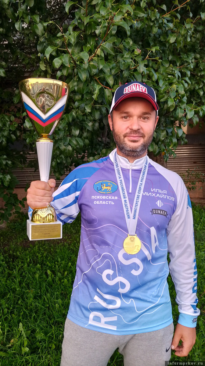 Пскович Илья Михайлов – чемпион России 2024 года по ловле рыбы донной удочкой. Фото из архива автора