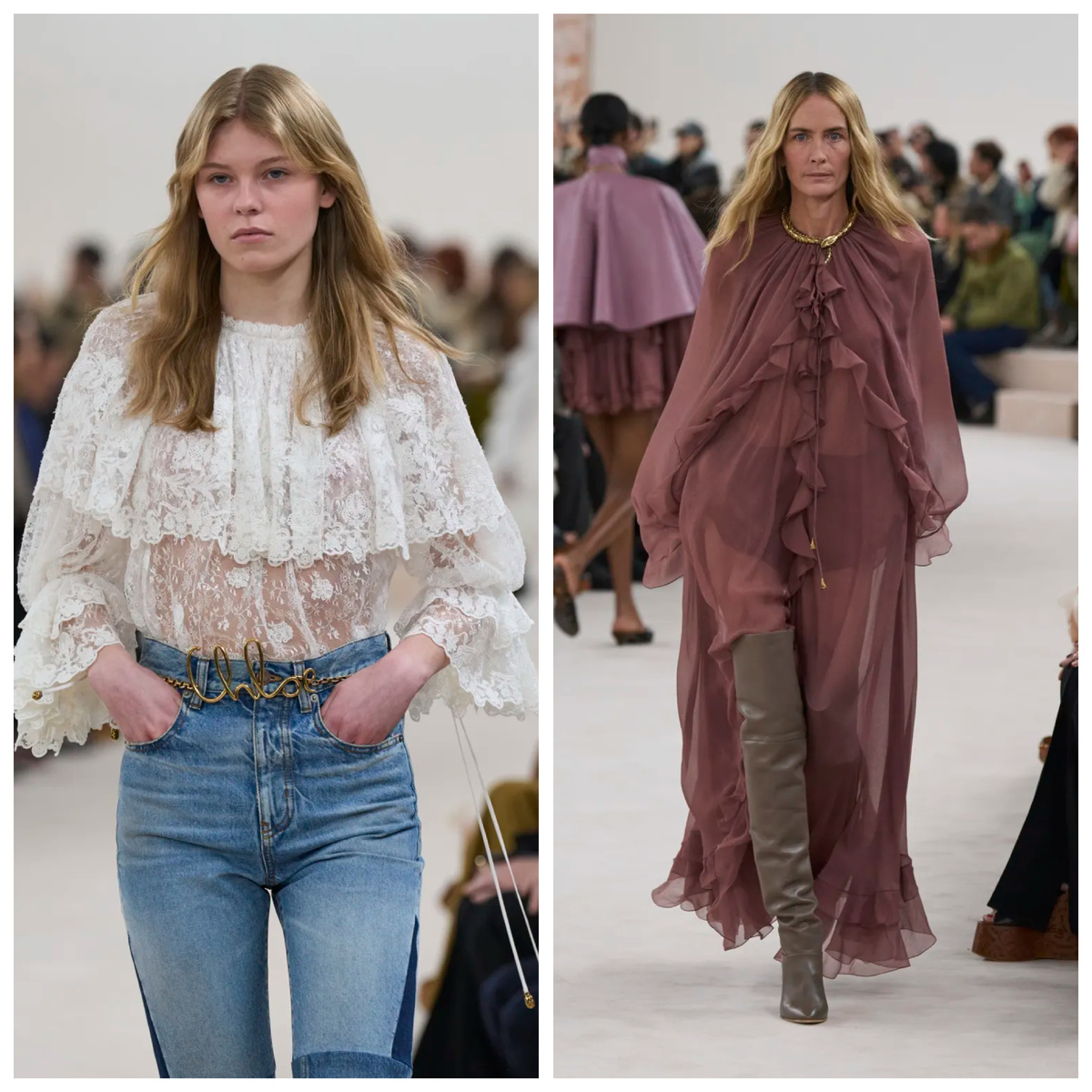 Показ Chloe осень-зима 2024 / Pinterest.com