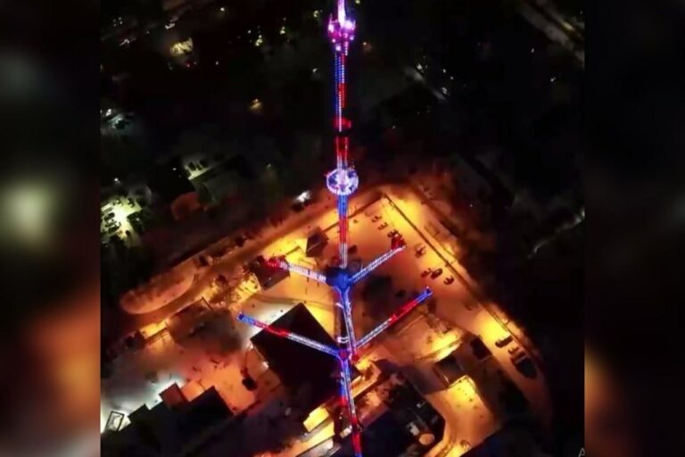    В Оренбурге на телевышке включат подсветку в честь 81-ой годовщины победы в Курской битве Марина Шарт