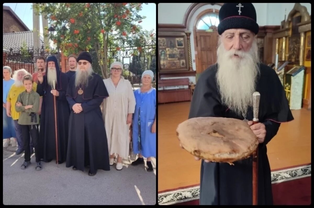    Отшельница Агафья Лыкова накормила пирогом староверов Новосибирска