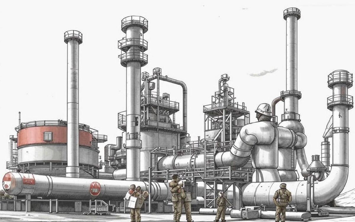    Тульская компания сорвала сроки газификации липецкой экономзоны Иллюстрация: нейросеть «Кандинский»