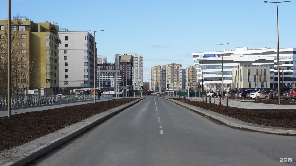 Улица Пожарных и спасателей, Алебашево. Фотография с сайта 2gis.ru/tyumen