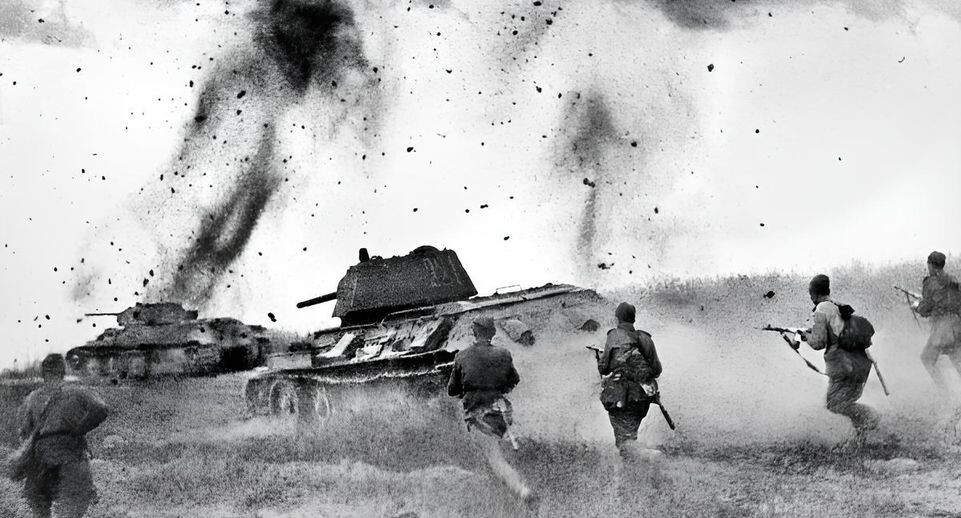    Великая Отечественная война, Курская битва. Атака соединений 5-й Гвардейской танковой армии в районе Прохоровки / РИА «Новости»