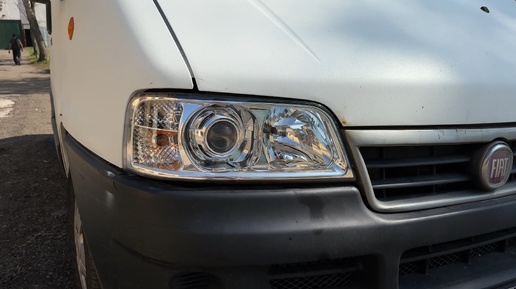 Улучшение света Fiat Ducato. Установка светодиодных Bi Led линз.