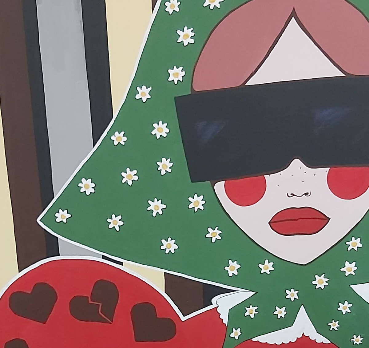 Картина художника с выставки дизайна, фото моё