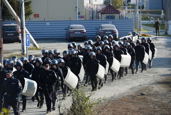    Сотрудники спецподразделений УФСИН, МВД и Национальной гвардии