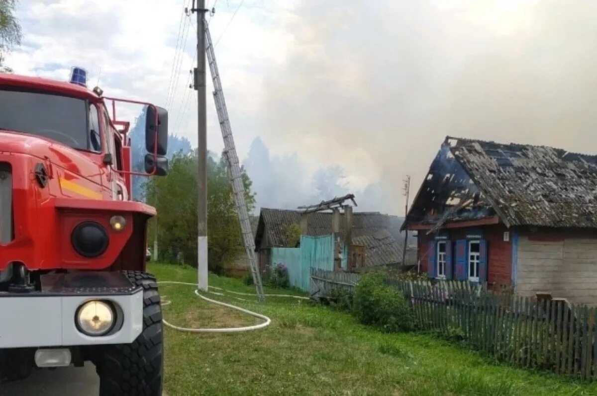    В брянской деревне Рудня-Воробьёвка произошёл пожар в частном доме