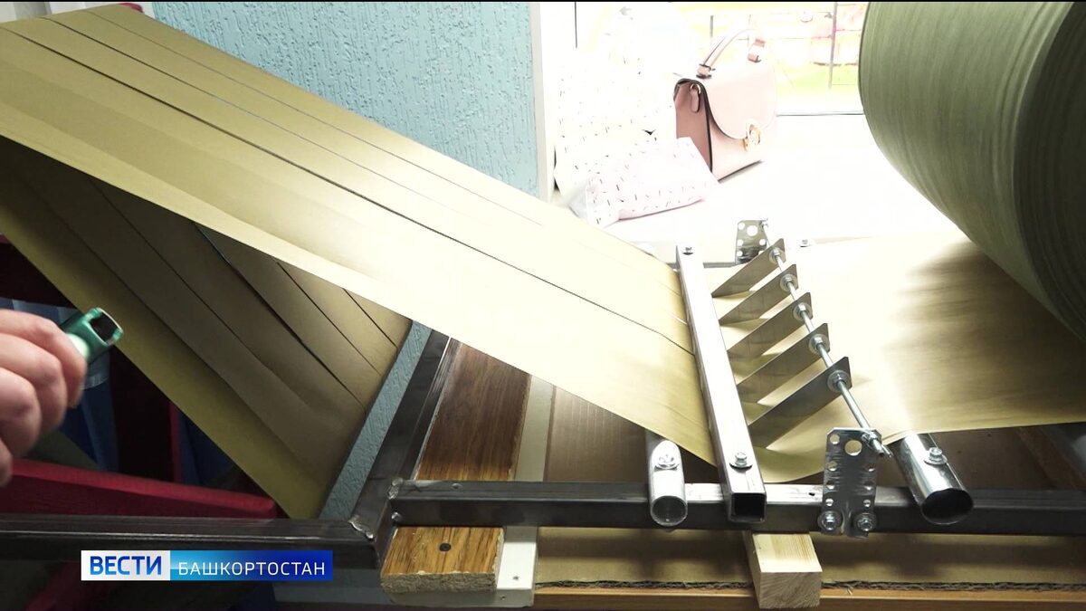    В Уфе презентовали станок по изготовлению маскировочных сетей