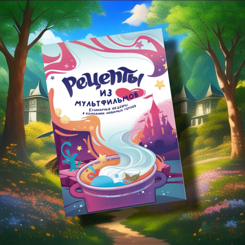 Книга, откуда брали рецепт! «Рецепты из мультфильмов» True books space