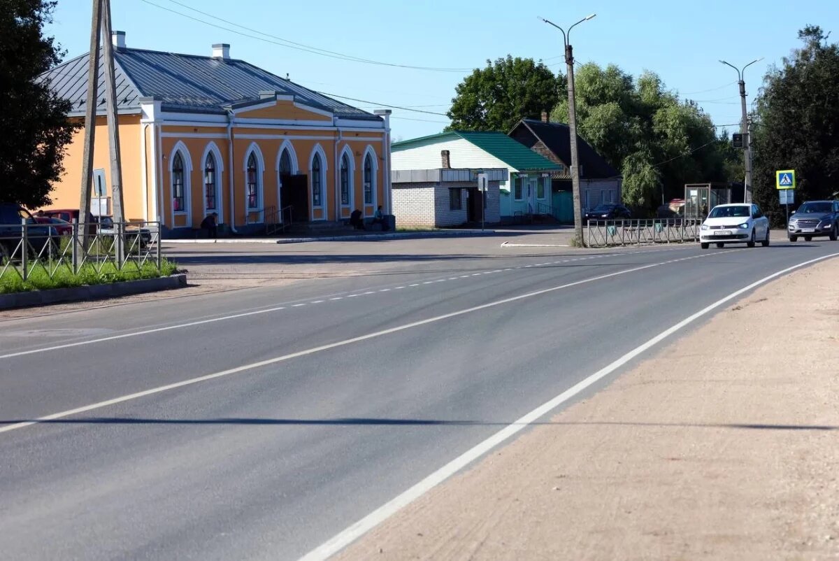    Две центральные улицы в Опочке отремонтировали по нацпроекту