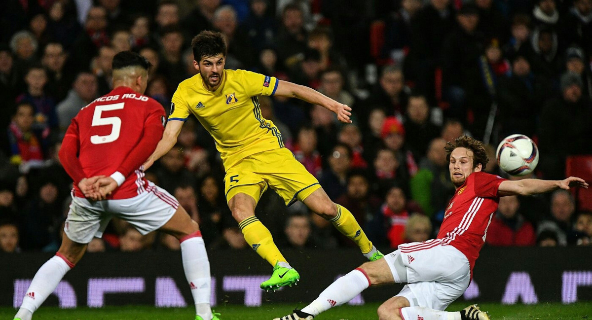 2016 год. "Ростов" против "Ман Юнайтед" в еврокубках