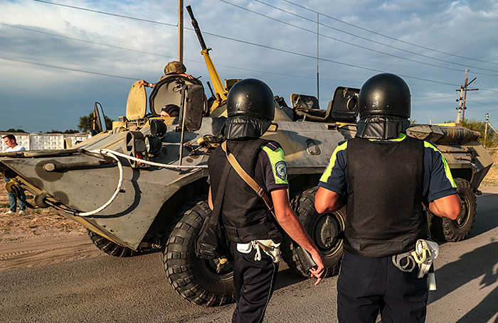     Обстановка у ИК-19 в Волгоградской области.Дмитрий Рогулин/ТАСС