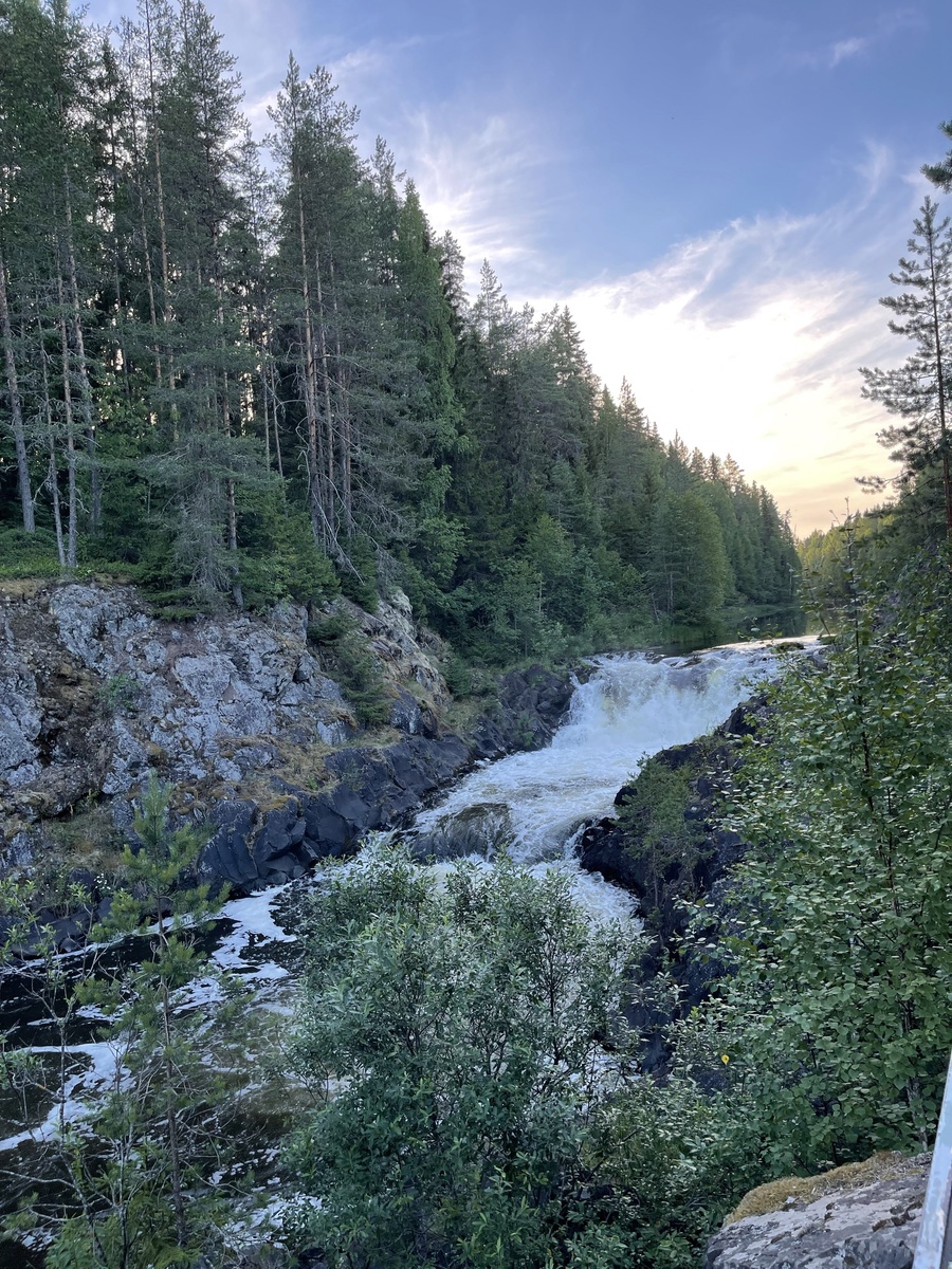 Водопад Кивач.