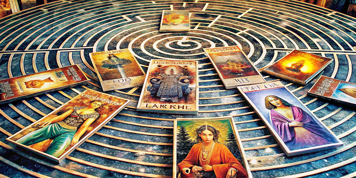 Карты Таро можно рассматривать как путеводитель по лабиринтам души