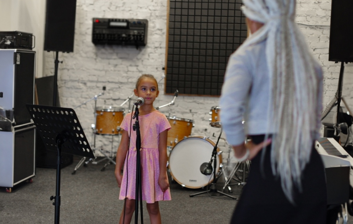 Урок пения в Gold Voice Studio