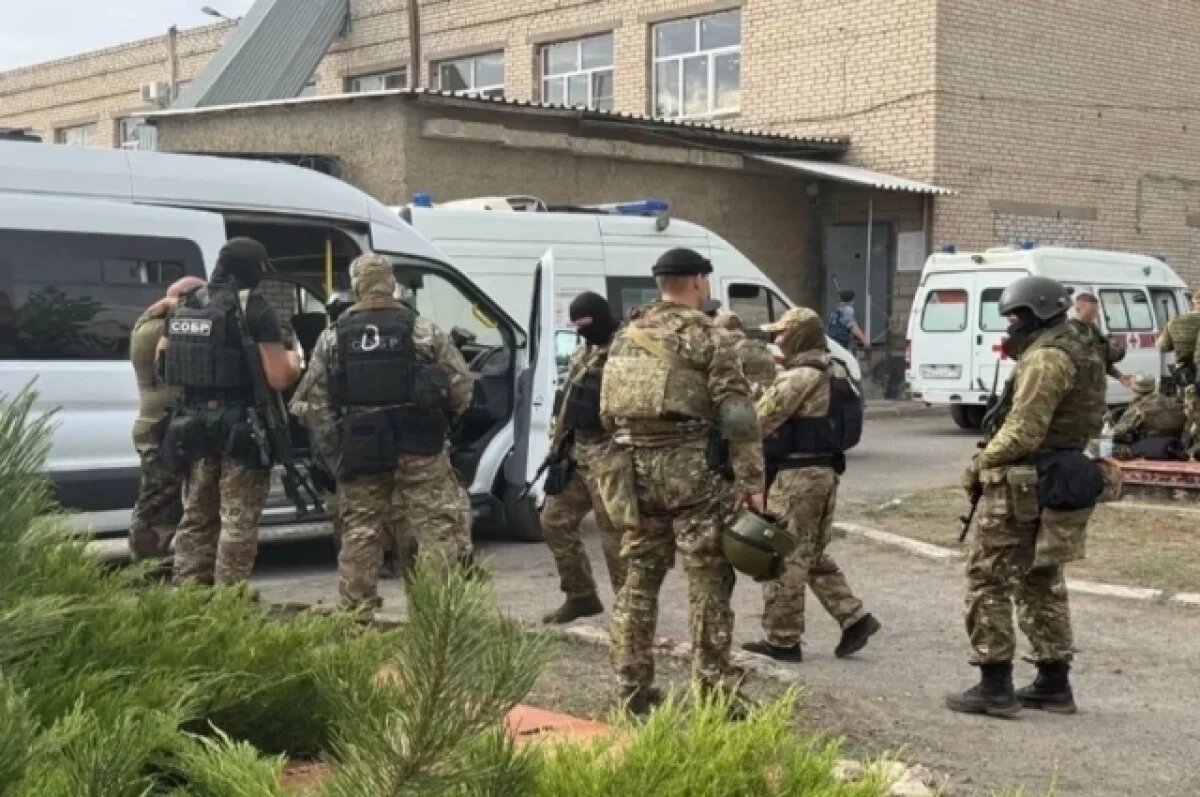    Освобождение заложников в ИК-19.