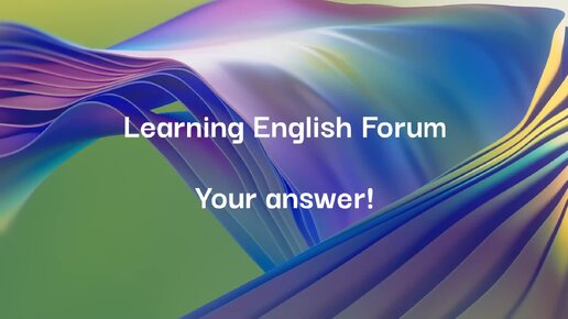 B1 - Learning English Forum