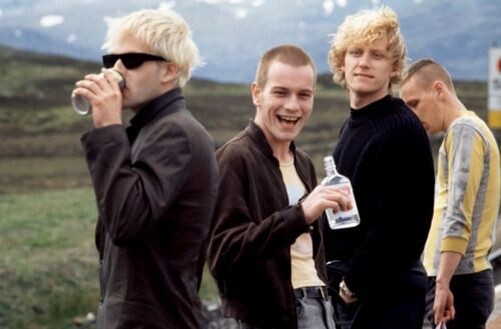 Одноименная экранизация книги  "Trainspotting"