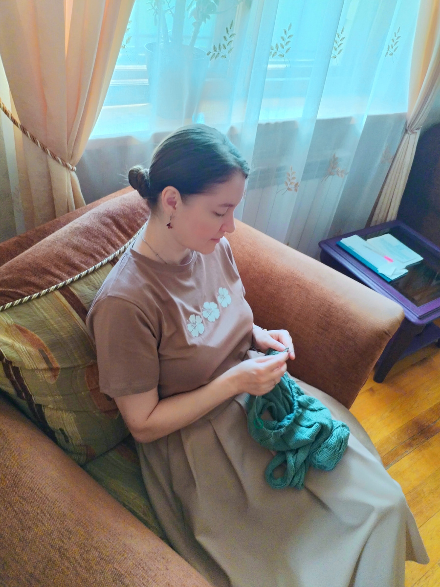 Вяжу каждую свободную минутку