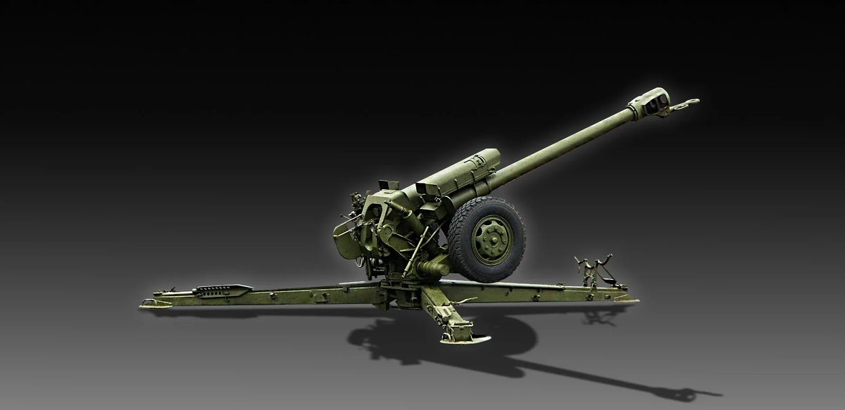 Отечественная классика — гаубица 122 мм Д-30.