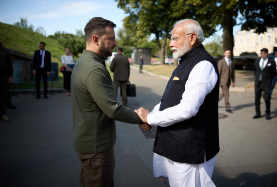    Владимир Зеленский и Нарендра Моди