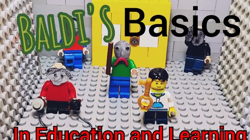 LEGO Мультик Балди / Baldi's Basics in Education and Learning / Stop Motion / Полный Мультфильм!