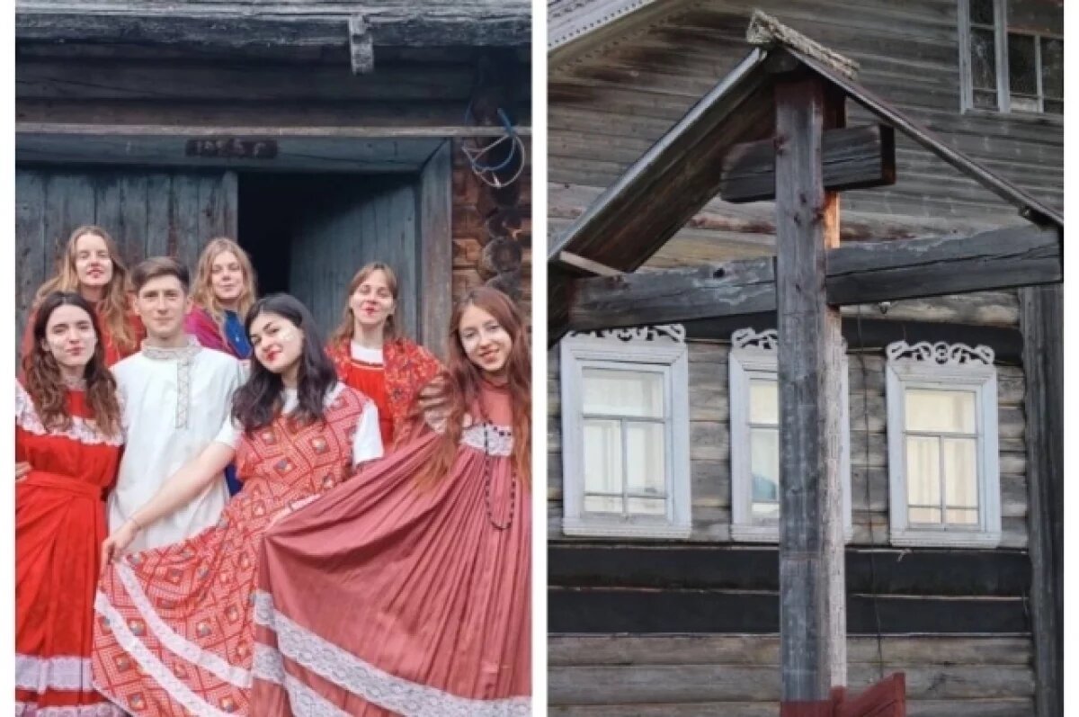    Студенка из Новосибирска помогала возрождать заброшенную школу в Поморье.