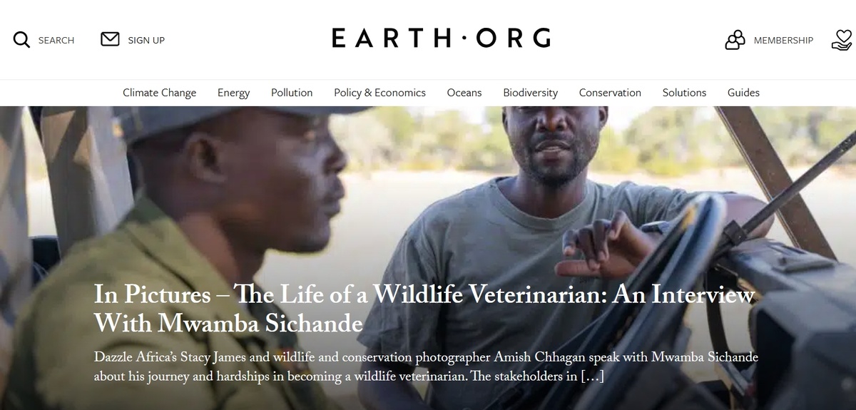 Главная страница earth.org