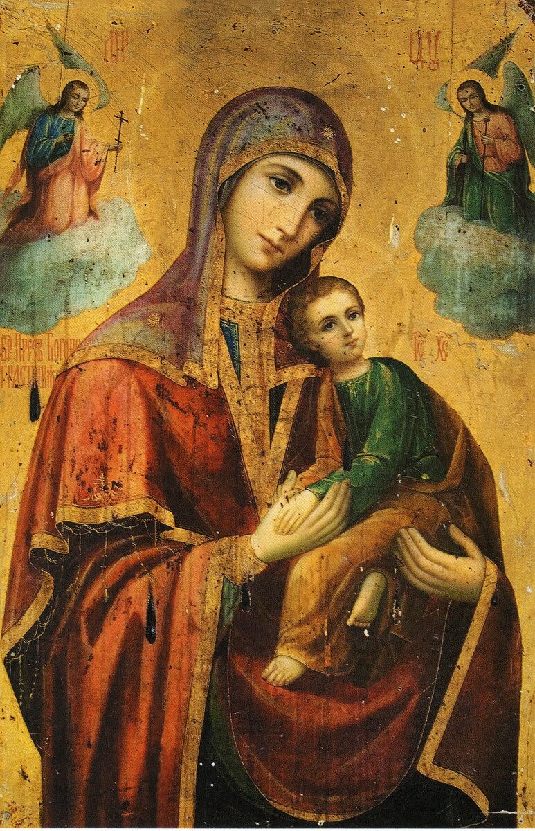 Страстная икона Божией Матери. Празднование - 26 августа. Изображение из открытых источников.