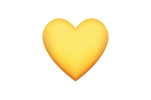    Что означает желтое сердечко в переписке?