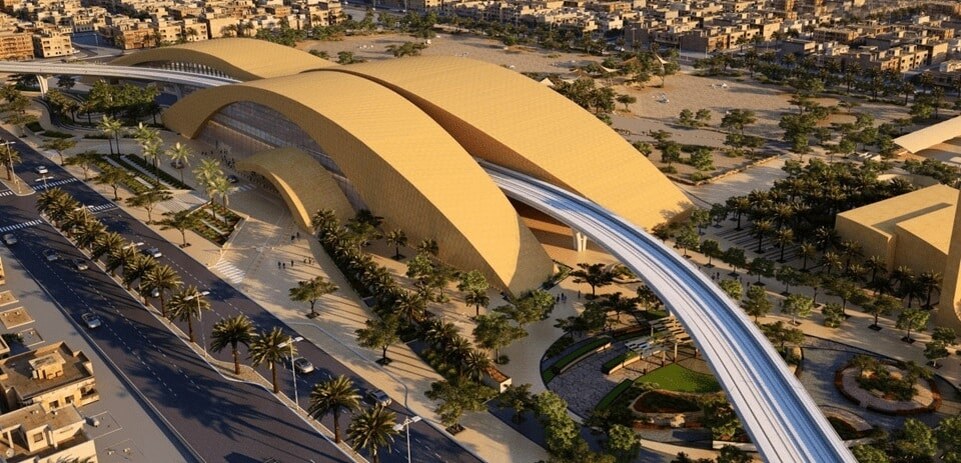    Рендер проекта метрополитена Эр-Рияда / © RCRC