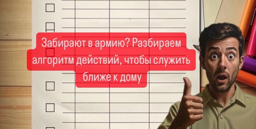 Простая инструкция, как срочнику служить ближе к дому