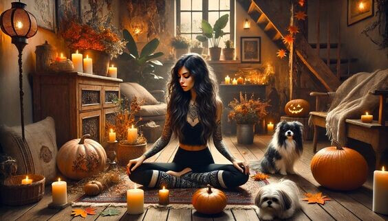 Осенняя декорация: создание пространства для медитации