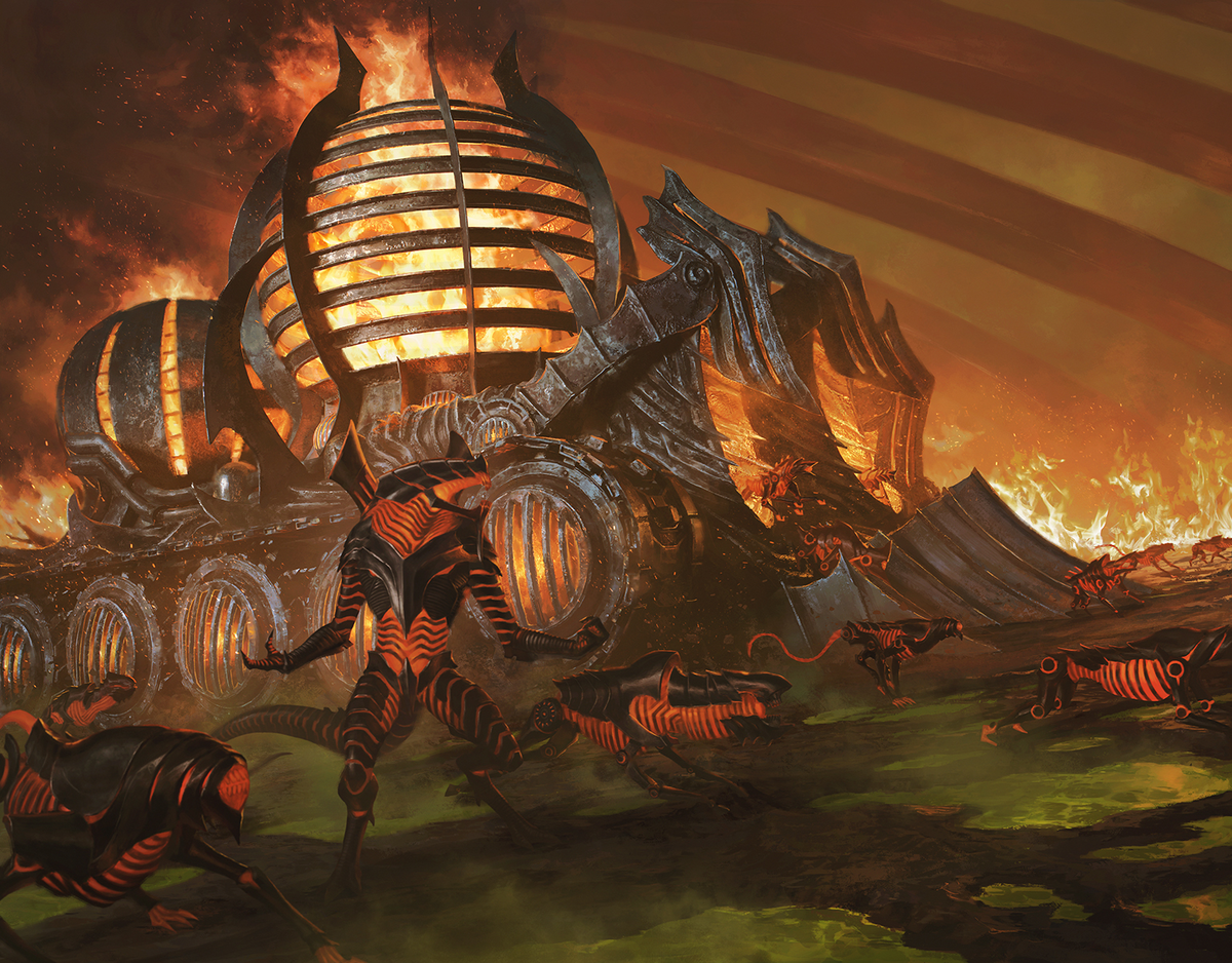 Urabrask's Forge (Phyrexia: All Will Be One) - art by Lie Setiawan