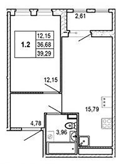 План квартиры от подписчицы