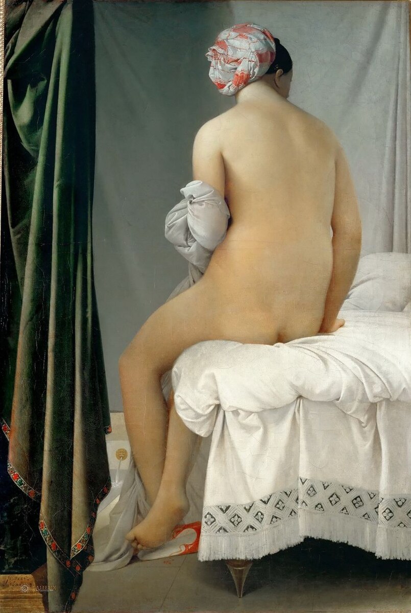 Жан Огюст Доминик Энгр Купальщица Вальпинсона. 1808
фр. La Baigneuse Valpinçon
Холст, масло. 146 × 97,5 см
Лувр, Париж