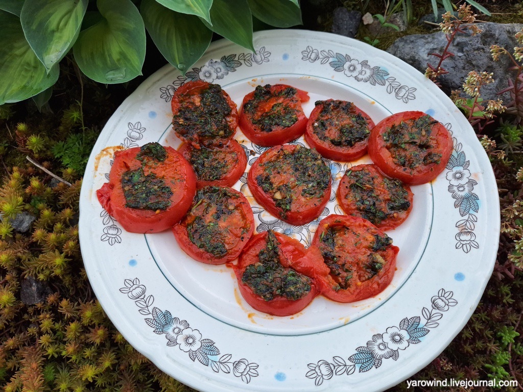 Томаты на гриле