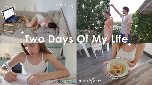 Two Days Of My Life˚⊹♡₊ уход за кожей, полезные завтраки | skin care, healthy breakfasts